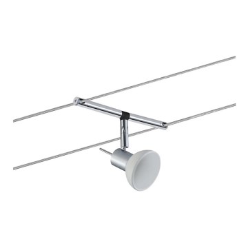 Paulmann 94131 - 1xGU5,3/10W Spotlamp voor kabelsysteem SHEELA 12V glanzend chroom
