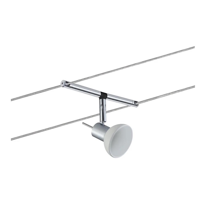 Paulmann 94131 - 1xGU5,3/10W Spotlamp voor kabelsysteem SHEELA 12V glanzend chroom