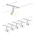 Paulmann 94136 - SET van 5xGU5,3/10W Spotverlichting voor kabelsysteem SHEELA 230V glanzend chroom