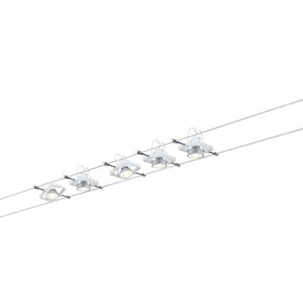 Paulmann 94149 - SET 5xGU5,3/10W Spot voor een stringsysteem TECH 230V wit