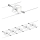 Paulmann 94149 - SET 5xGU5,3/10W Spot voor een stringsysteem TECH 230V wit