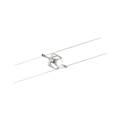 Paulmann 94152 - Compleet kabelsysteem MAC 230V (set van 7x GU5,3/10W), mat chroom