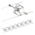 Paulmann 94152 - SET van 7xGU5,3/10W Spotverlichting voor kabelsysteem MAC 230V mat chroom
