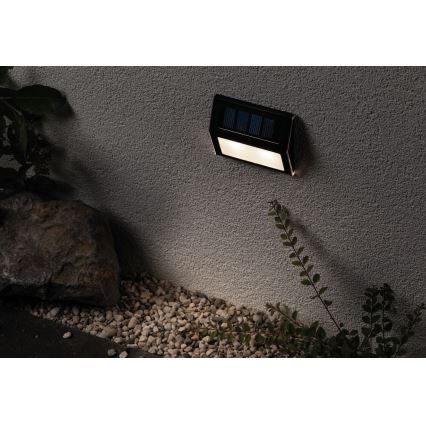 Paulmann 94234 - LED/0,05W IP44 Solarlamp voor buiten met sensor DAYTON 1,2V 400 mAh