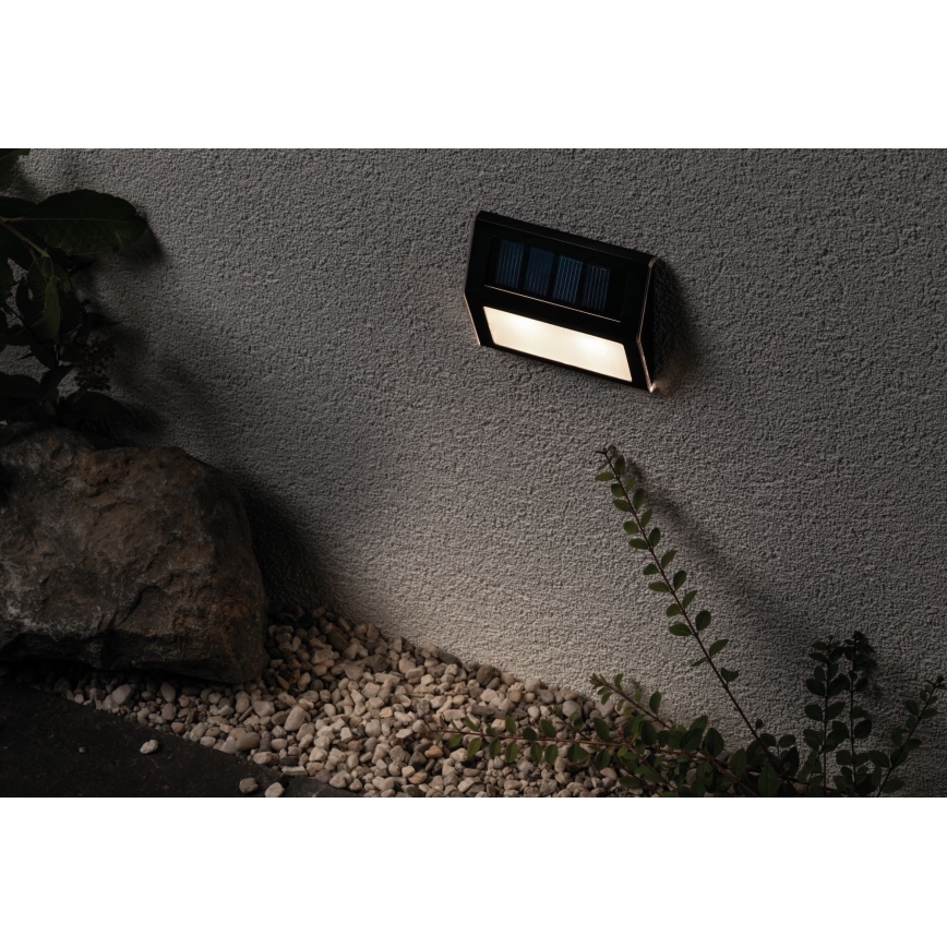 Paulmann 94234 - LED/0,05W IP44 Solarlamp voor buiten met sensor DAYTON 1,2V 400 mAh