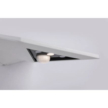 Paulmann 94244 - LED/1,2W IP44 Zonne-wandlamp met sensor YOKO 3,7V 1800 mAh wit