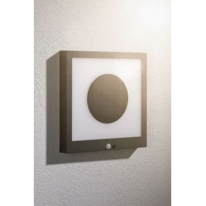 Paulmann 94263 - LED/1,2W IP44 Solar wandlamp met sensor TAIJA 3,7V