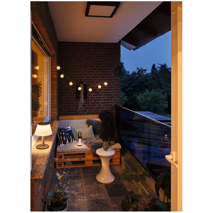 Paulmann 94267 - LED/1,3W IP44 Buiten dimbaar lamp CUPULINO 5V 2000 mAh