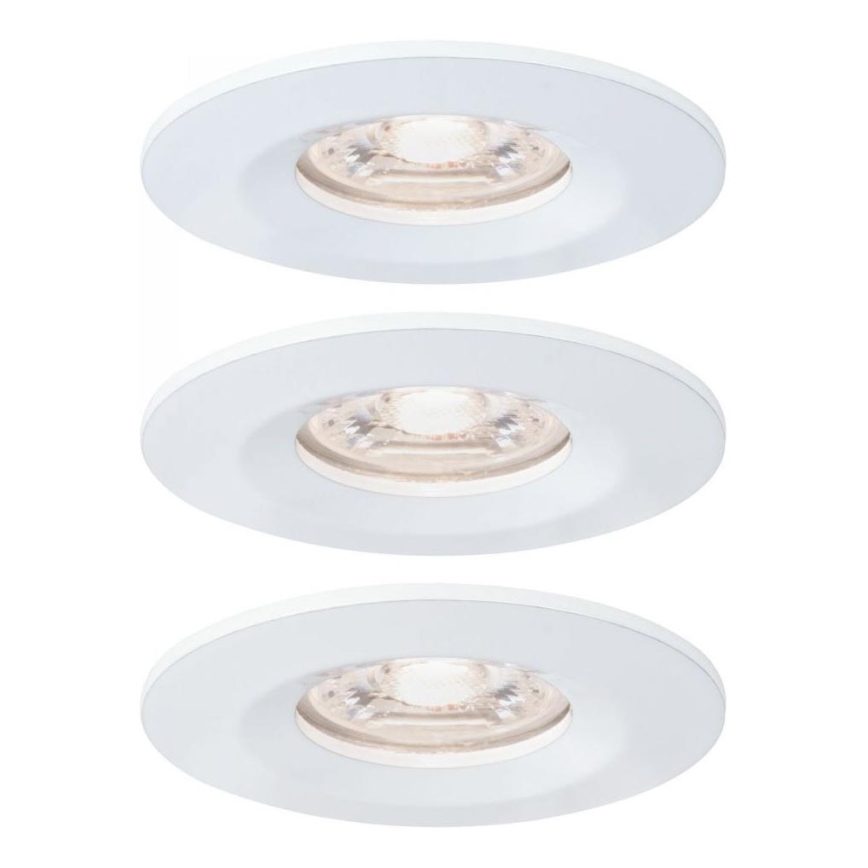 Paulmann 94299 - SET 3xLED/4W IP44 Badkamer inbouwverlichting NOVA 230V
