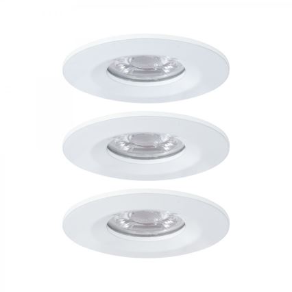 Paulmann 94299 - SET 3xLED/4W IP44 Badkamer inbouwverlichting NOVA 230V