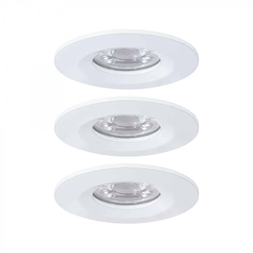 Paulmann 94299 - SET 3xLED/4W IP44 Badkamer inbouwverlichting NOVA 230V