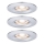 Paulmann 94303 - SET 3xLED/4W IP44 Badkamer inbouwverlichting COIN 230V