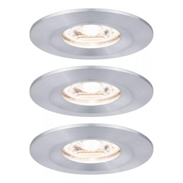 Paulmann 94305 - SET 3xLED/4W IP44 Badkamer inbouwverlichting NOVA 230V