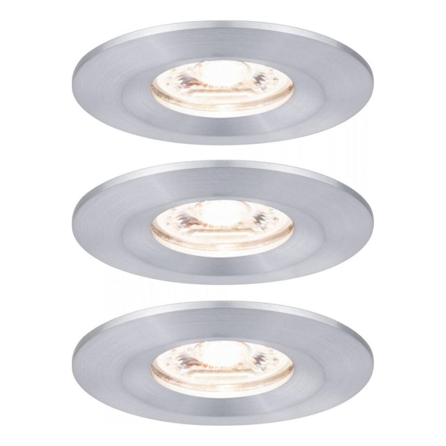 Paulmann 94305 - SET 3xLED/4W IP44 Badkamer inbouwverlichting NOVA 230V
