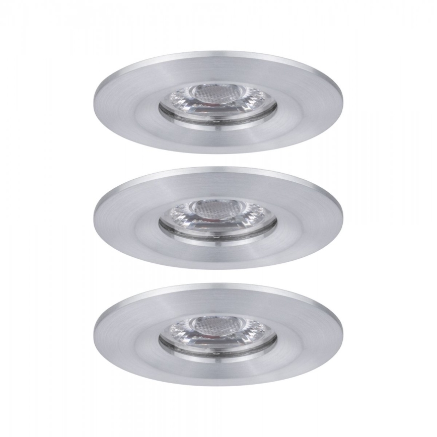 Paulmann 94305 - SET 3xLED/4W IP44 Badkamer inbouwverlichting NOVA 230V