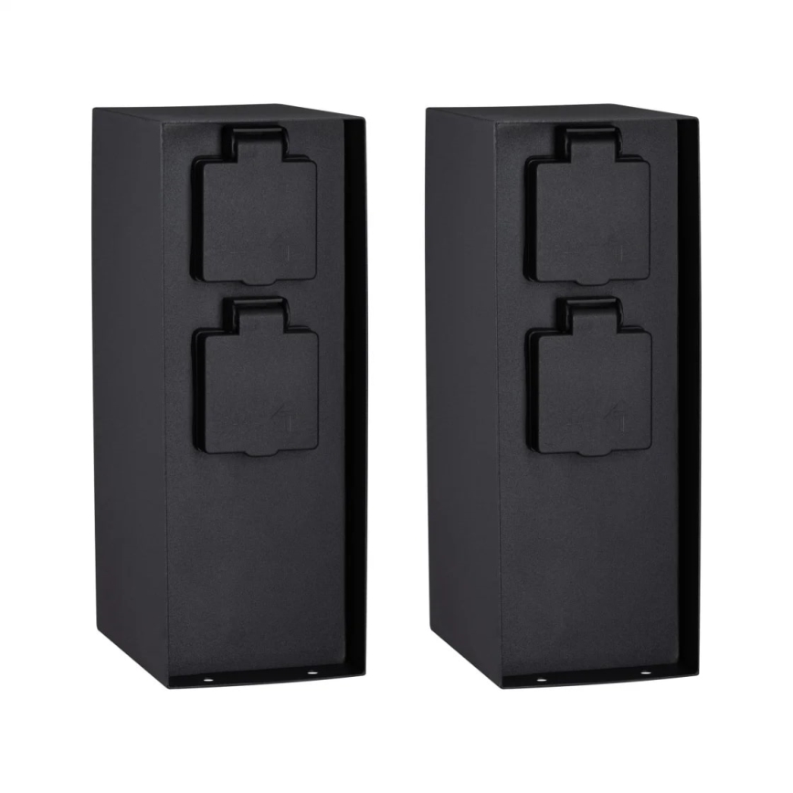 Paulmann 94313 - Buitenstopcontactpaal RIO 4-voudig SCHUKO 230V IP44