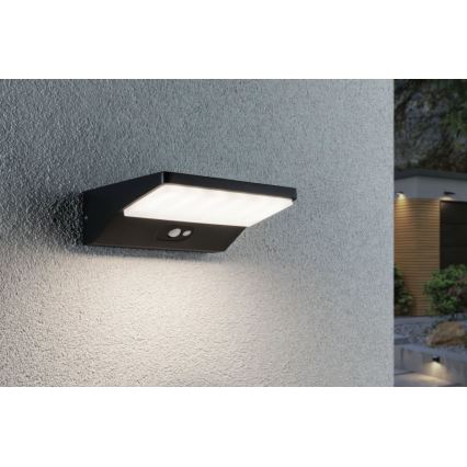 Paulmann 94333 - LED/7,4W IP44 Wandlamp voor buiten met sensor HOUSE 230V