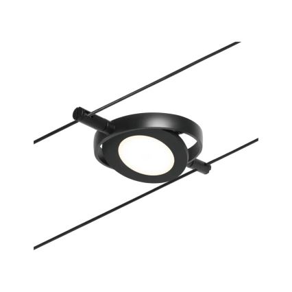 Paulmann 94418 - SET 5xLED/4,5W Compleet kabelsysteem ROUNDMAC 230V zwart