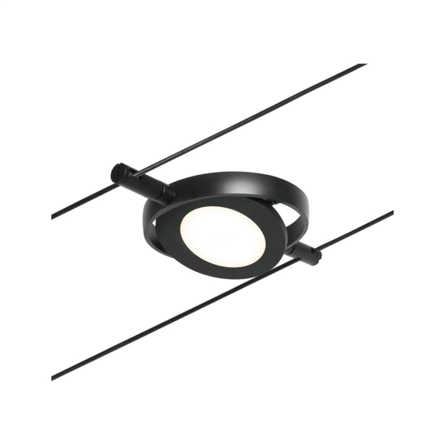 Paulmann 94418 - SET 5xLED/4,5W Compleet kabelsysteem ROUNDMAC 230V zwart