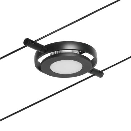 Paulmann 94418 - SET 5xLED/4,5W Compleet kabelsysteem ROUNDMAC 230V zwart