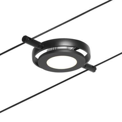 Paulmann 94418 - SET 5xLED/4,5W Compleet kabelsysteem ROUNDMAC 230V zwart