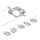 Paulmann 94420 - SET 5x LED/4,5W Compleet kabelsysteem MAC 230V mat chroom