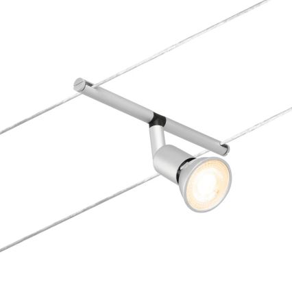 Paulmann 94442 - SET 5xGU5,3/10W Compleet kabelsysteem SALT 230V mat chroom