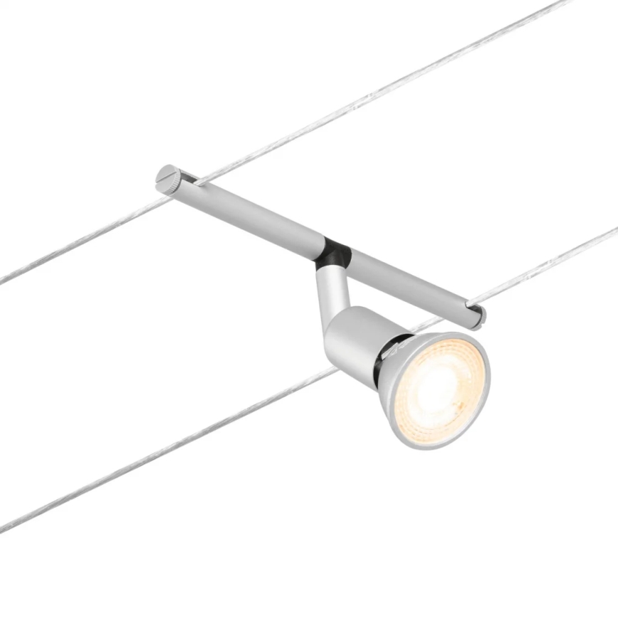 Paulmann 94442 - SET 5xGU5,3/10W Compleet kabelsysteem SALT 230V mat chroom