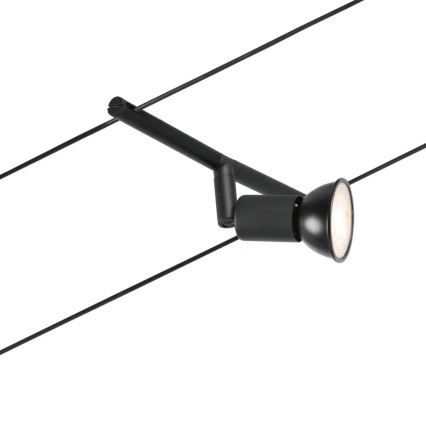 Paulmann 94446 - SET 5x GU5,3/10W Compleet kabelsysteem SALT 230V zwart