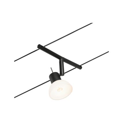 Paulmann 94450 - Set van 5x GU5,3/10W Compleet kabelsysteem SHEELA 230V zwart