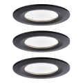 Paulmann 94473 - SET 3xLED/6W IP44 Badkamer inbouwverlichting NOVA 230V
