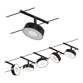 Paulmann 94479 - SET van 5x LED/5W Spotverlichting voor het CIRCLE kabelsysteem 230V zwart
