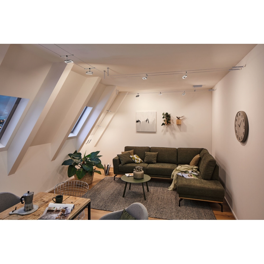 Paulmann 94481 - SET 5xLED/4,8W Compleet kabelsysteem FRAME 230V mat chroom