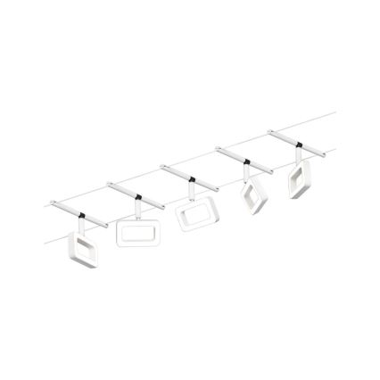 Paulmann 94483 - SET van 5x LED/4,8W Inbouwspot voor FRAME kabelsysteem 230V wit