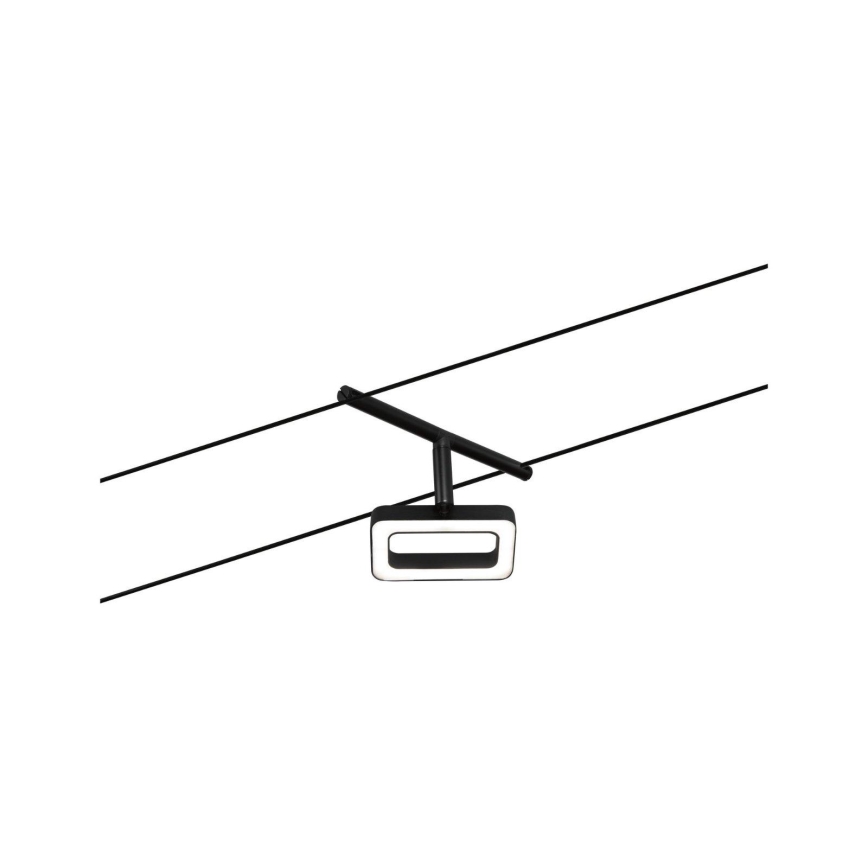 Paulmann 94485 - SET van 5x LED/4,8W compleet kabelsysteem FRAME 230V, zwart