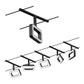 Paulmann 94485 - SET van 5x LED/4,8W Inbouwspot voor FRAME kabelsysteem 230V zwart