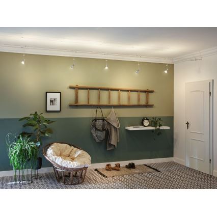 Paulmann 94487 - 1xGU5,3/50W Spotlamp voor het COMET kabelsysteem 230V mat chroom