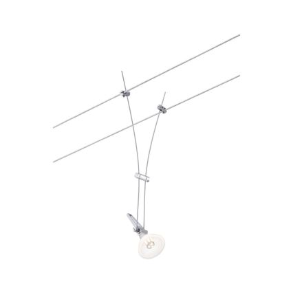 Paulmann 94487 - 1xGU5,3/50W Spotlamp voor het COMET kabelsysteem 230V mat chroom
