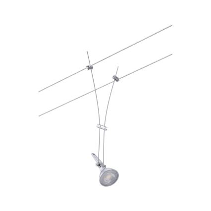Paulmann 94487 - 1xGU5,3/50W Spotlamp voor het COMET kabelsysteem 230V mat chroom