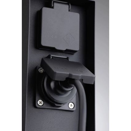 Paulmann 94657 - Buitenstopcontact zuil RIO 2Z SCHUKO 230V IP44