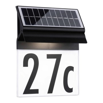 Paulmann 94694 - LED/0,2W IP44 Zonne-huisnummer NEDA 3,7V 1800 mAh