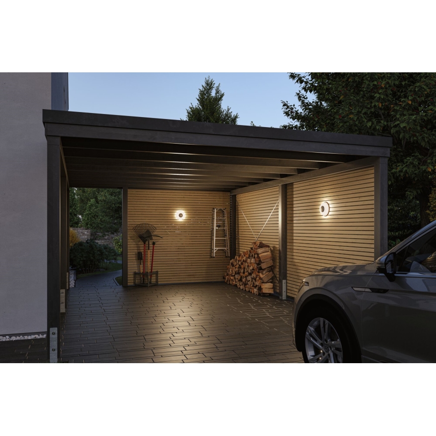 Paulmann 94955 - LED/20,5W IP65 Dimbare buitenmuurlamp AUREVA 230V 2200/3000/4000K antraciet