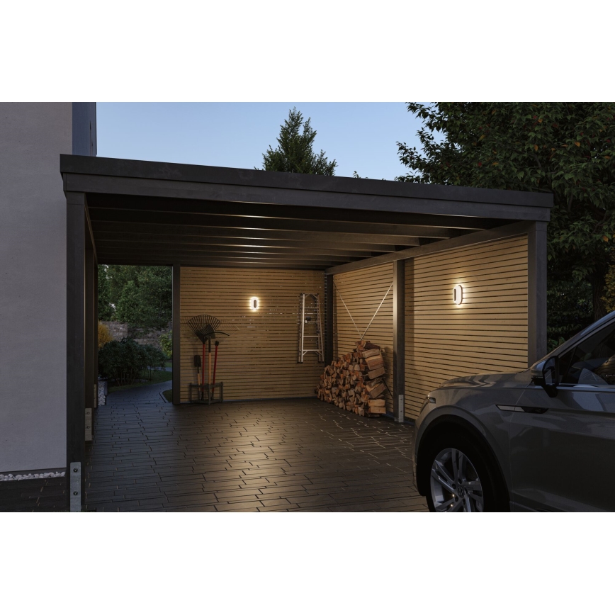 Paulmann 94957 - LED/18,5W IP65 Dimbaar buitenwandarmatuur ELUNOR 230V 2200/3000/4000K antraciet