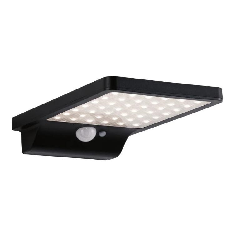 Paulmann 95393 - LED/4W IP44 Dimbare solar wandlamp met sensor SOLVEIG 3,7V 2000 mAh