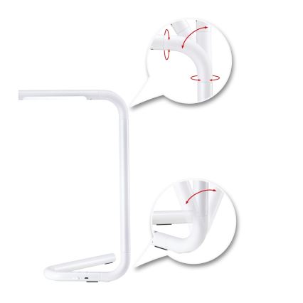 Paulmann 95423 - LED/4,5W Dimbare touch tafellamp FLEXLINK 5V/USB 4400 mAh wit