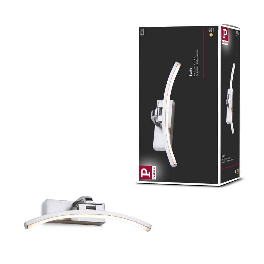 Paulmann 95556 - LED/6W Schilderijlamp BENTO 230V 30 cm mat chroom