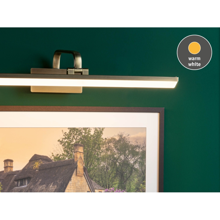 Paulmann 95570 - LED/11W schilderijlamp RENAN 230V 60 cm messing