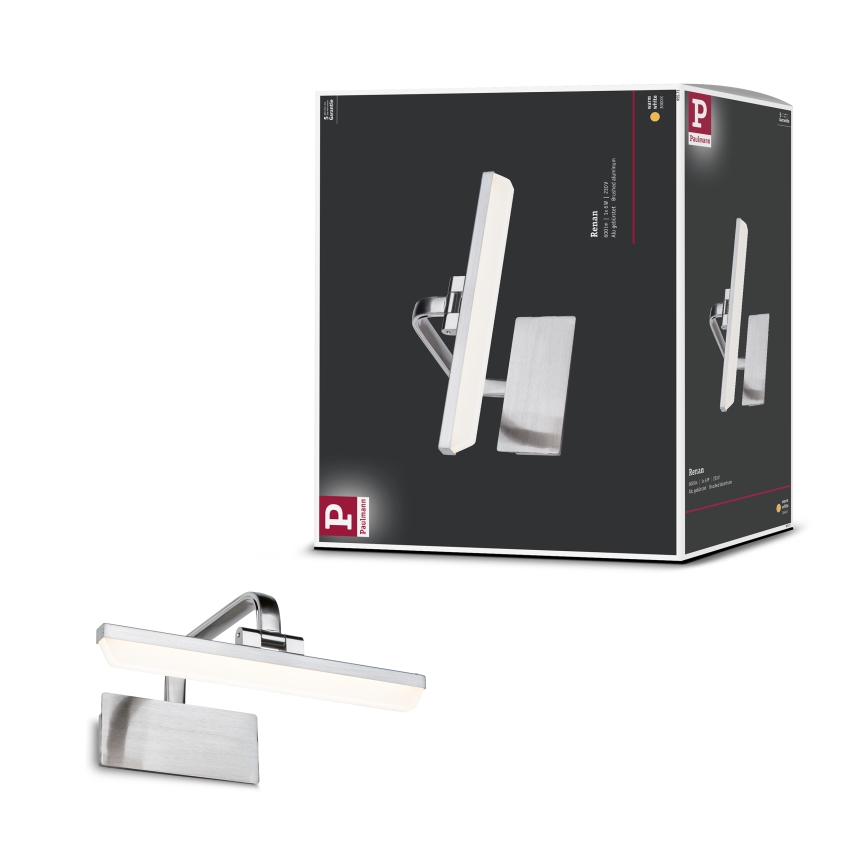 Paulmann 95571 - LED/6W schilderijverlichting RENAN 230V 30 cm mat chroom