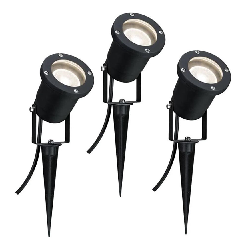 Helderheid ozon doden Paulmann 98897 - SET 3xLED GU10/3.5W IP65 Buitenlamp 230V | Lampenmanie