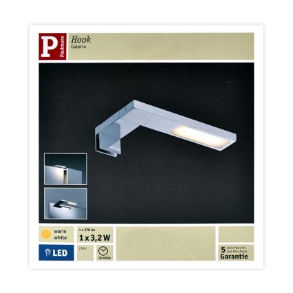 Paulmann 99089 - LED Spiegelverlichting / 3,2W GALERIA 230V